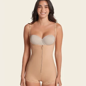 Gaine short sans bretelles pour amincir les fesses