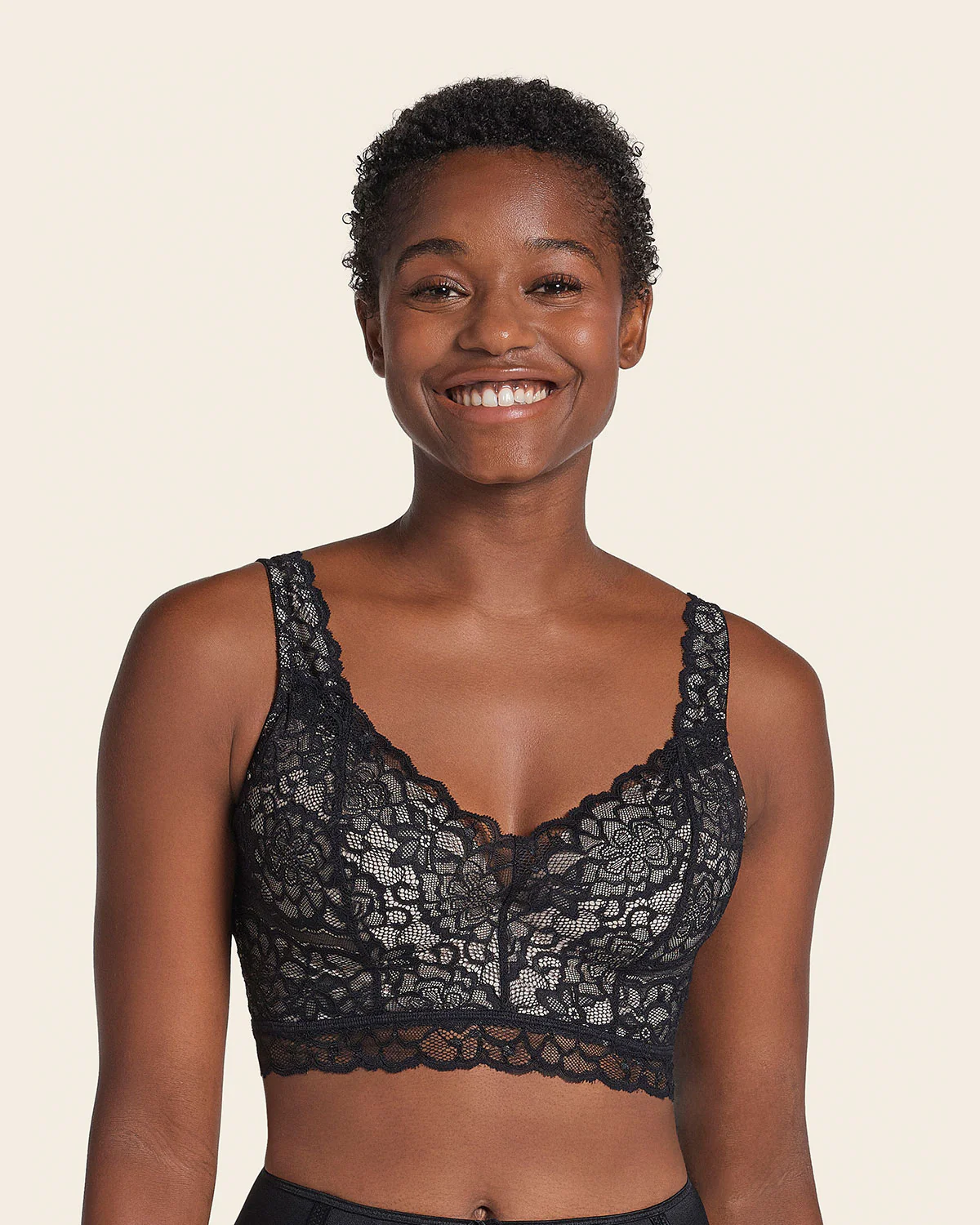 Lot de 2 soutiens-gorge en dentelle idéal pour les poitrines lourdes Sexy Support – Image 2