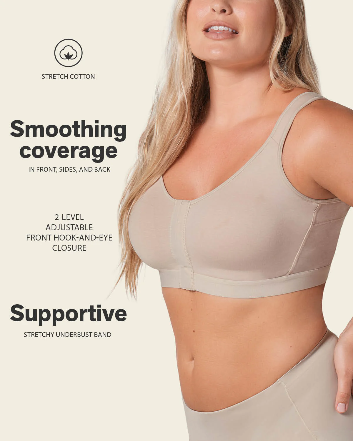 Soutien-gorge en coton pour améliorer la posture, All in One Bra – Image 4