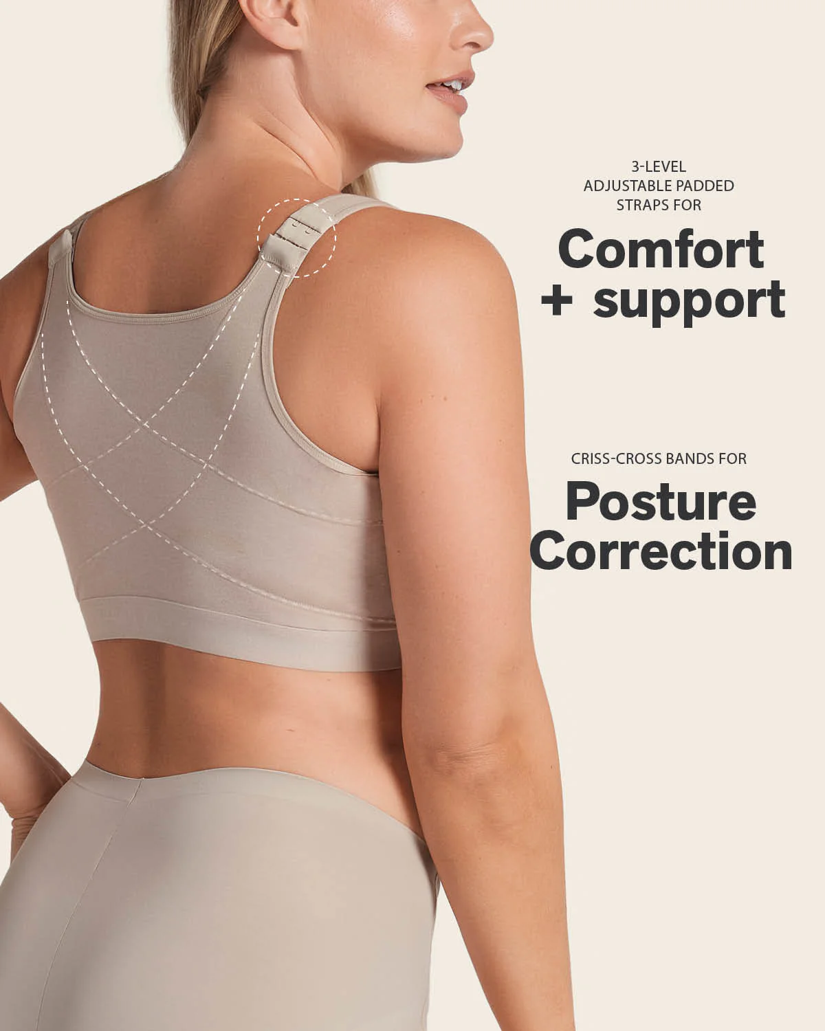 Soutien-gorge en coton pour améliorer la posture, All in One Bra – Image 5