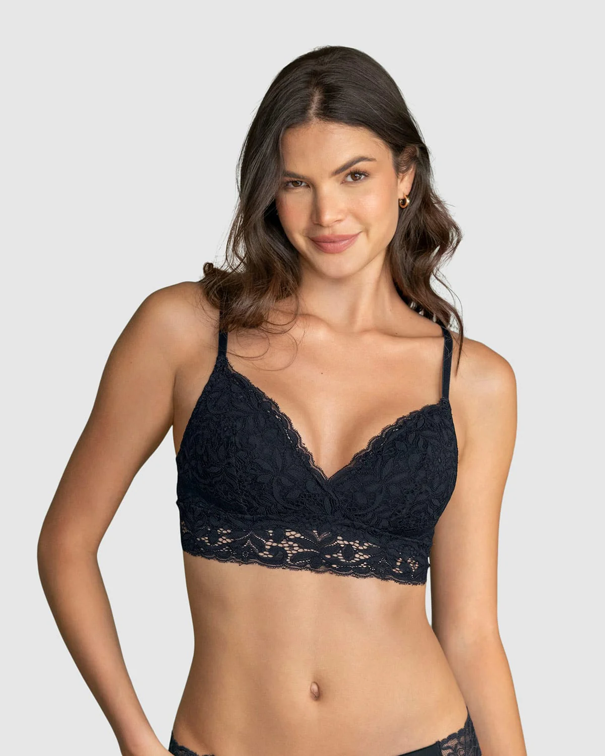 Soutien-gorge en dentelle sans arceaux