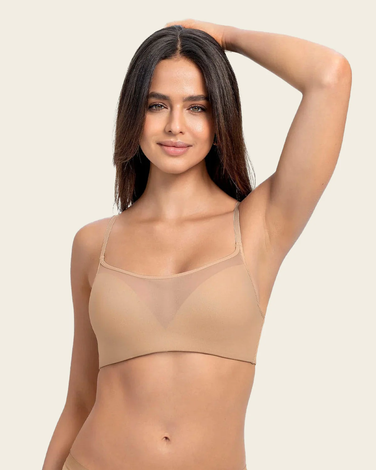 Soutien-gorge avec bonnets fixes en mousse préformés