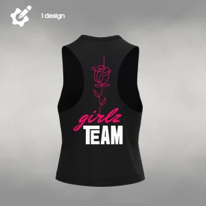 Personnaliser TANK CROP (Compétition de type Crossfit, Hyrox)