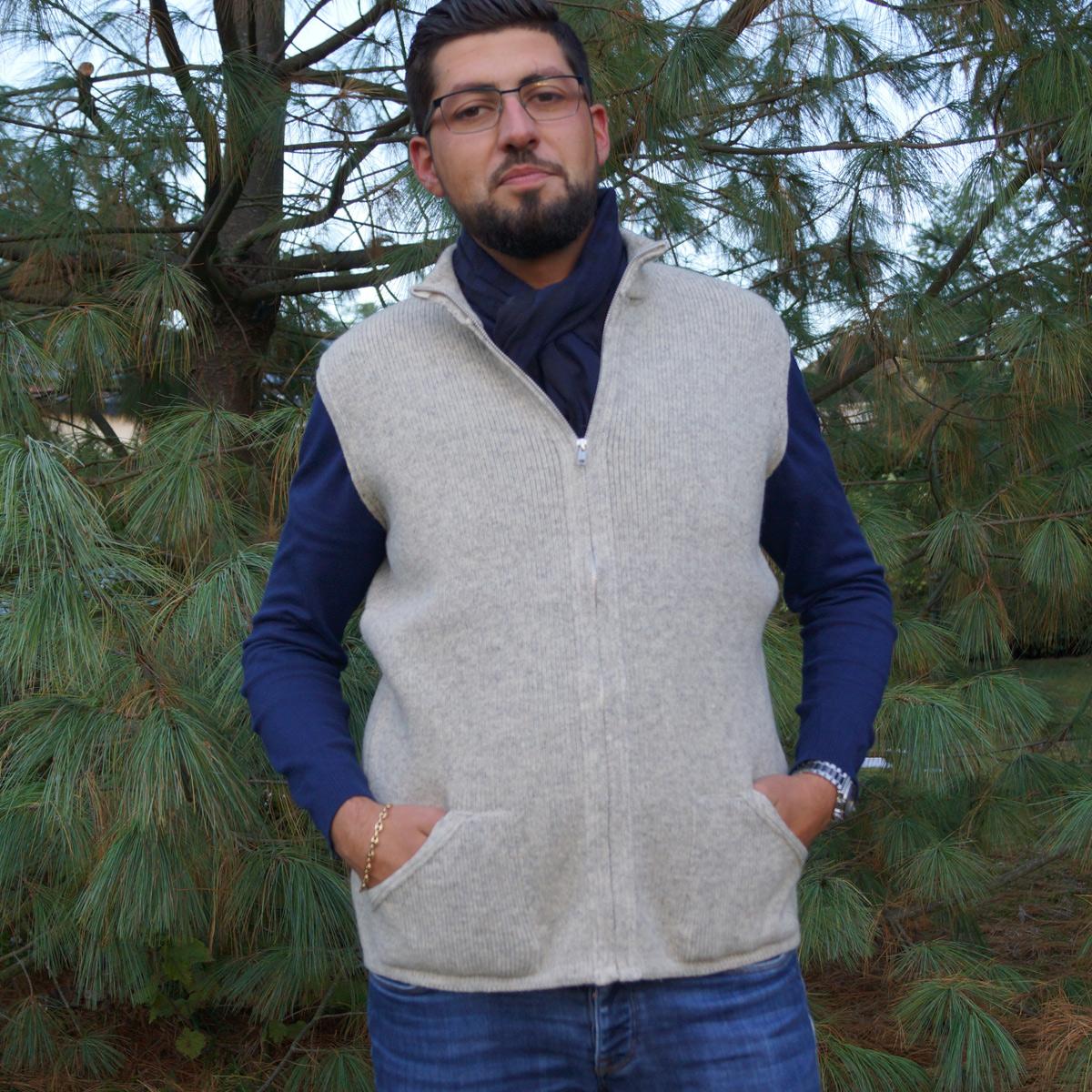 VESTE LAINE HOMME BEARNAISE