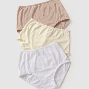 Lot de 3 culottes classiques avec une excellente couvrance