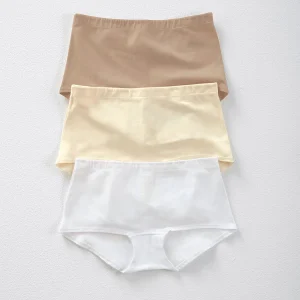 3 boxers en coton stretch avec une bonne couvrance