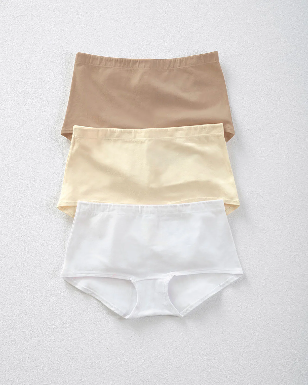 3 boxers en coton stretch avec une bonne couvrance