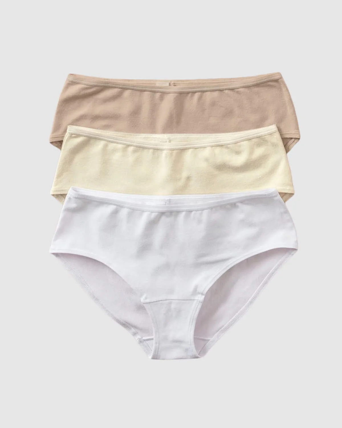 3 culottes en coton confortables à fraîcheur maximale