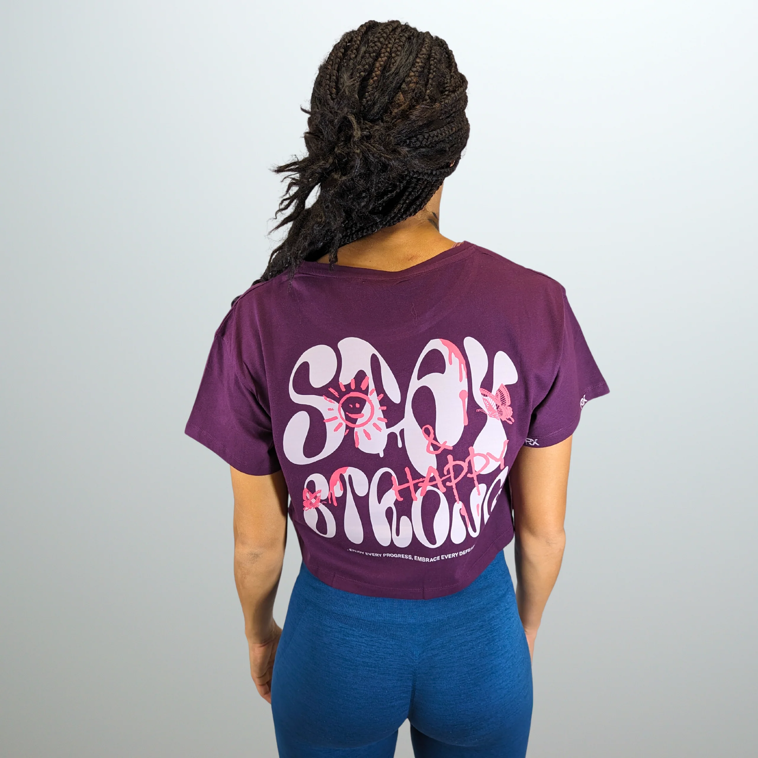 CROP FEMME STAY STRONG&HAPPY – Image 3