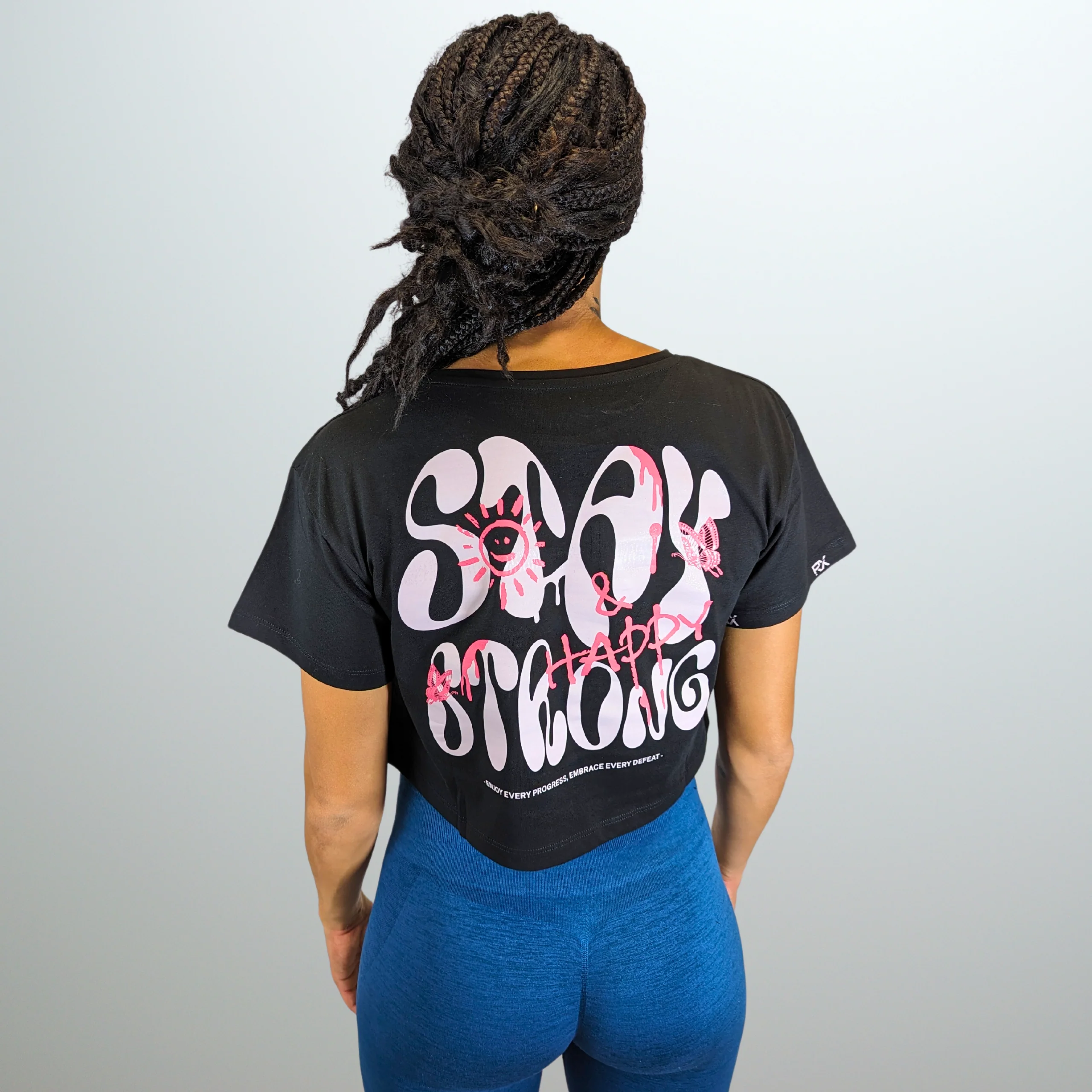 CROP FEMME STAY STRONG&HAPPY – Image 6