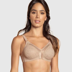 Soutien-gorge à contrôle léger avec bonnets en dentelle