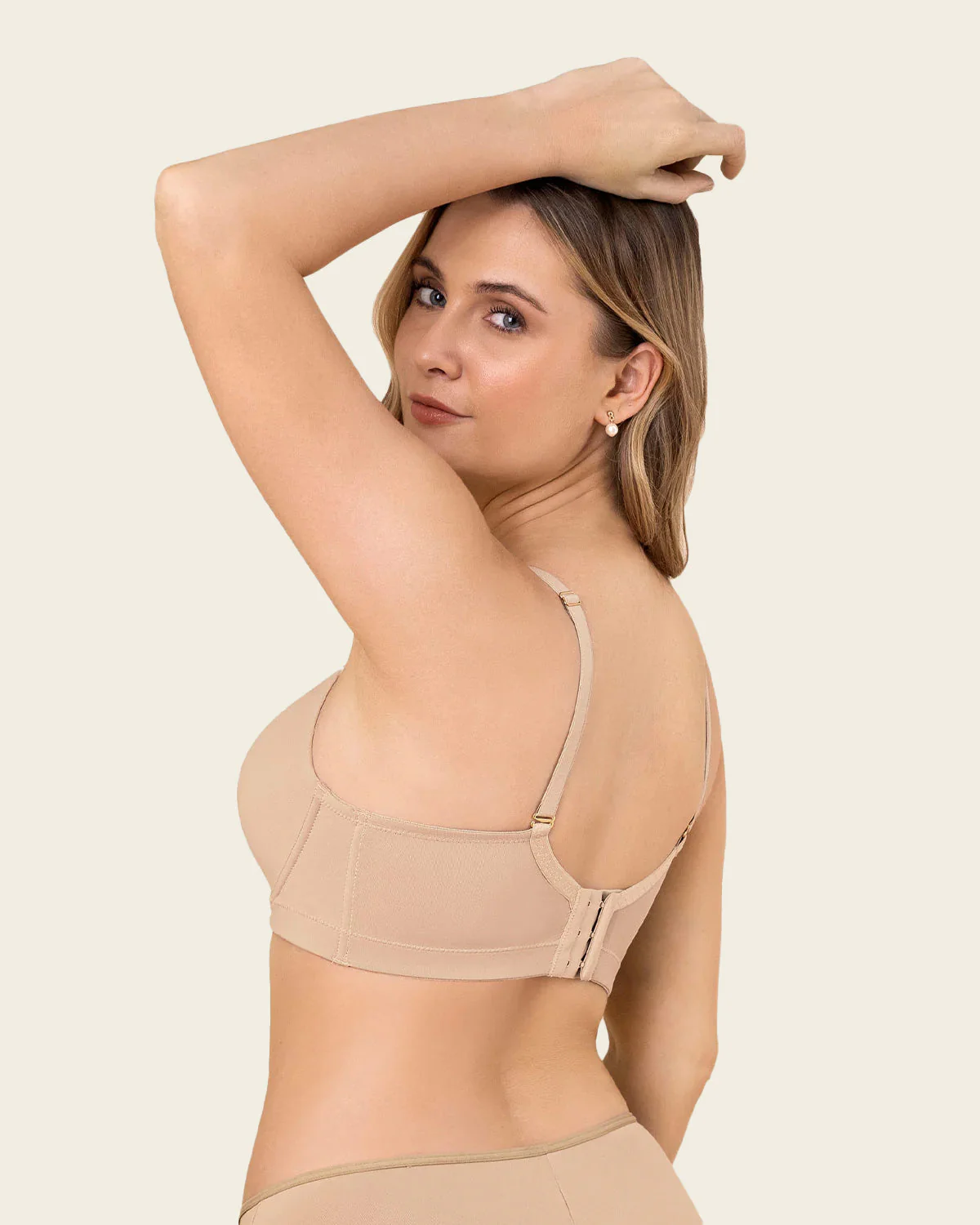 Soutien-gorge push-up doux avec une bonne couverture du dos – Image 2