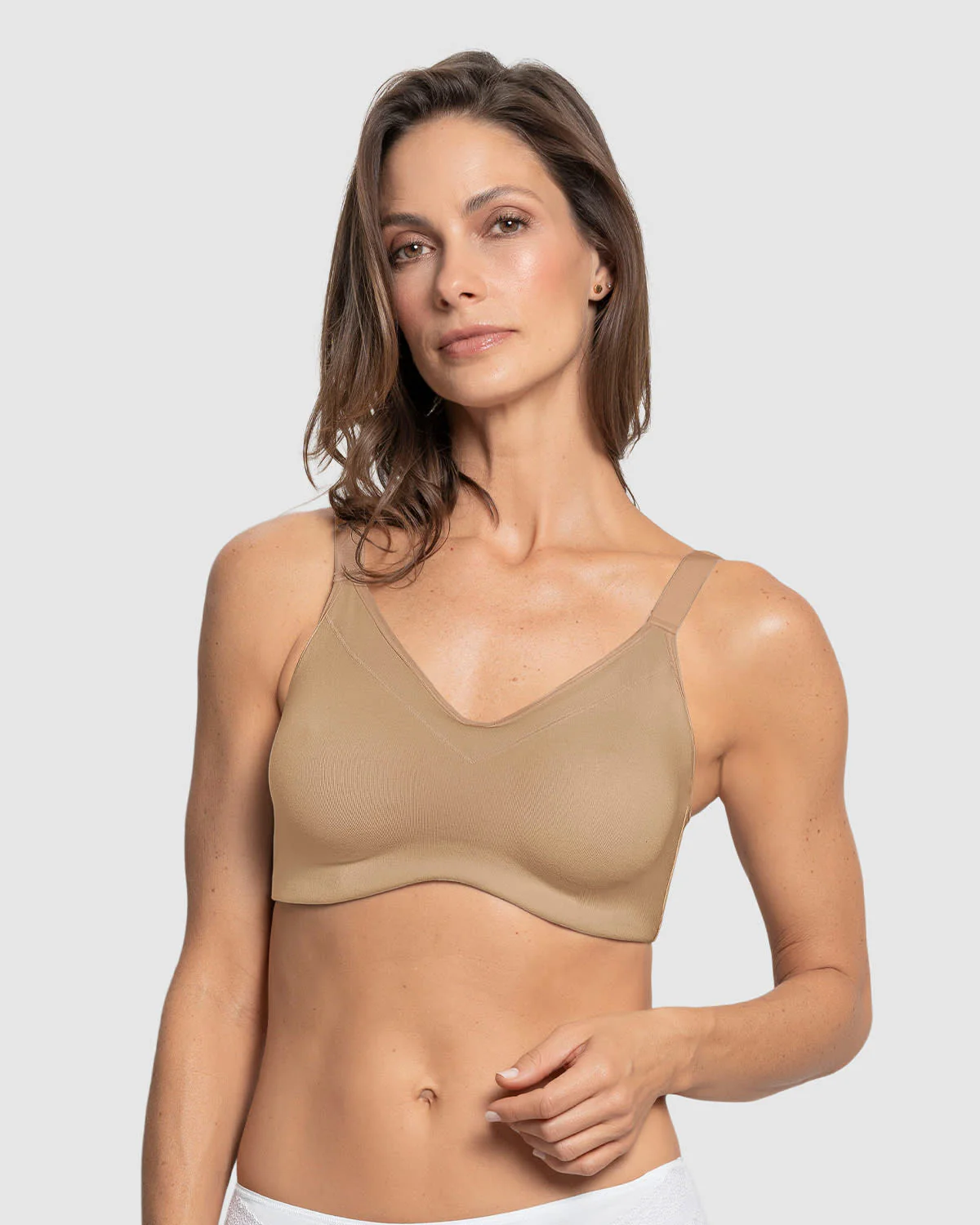 Soutien-gorge haute couvrance en coton