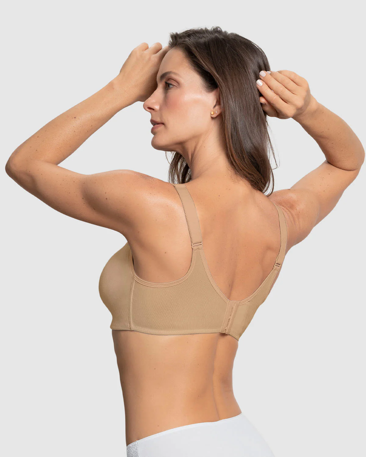 Soutien-gorge haute couvrance en coton – Image 2