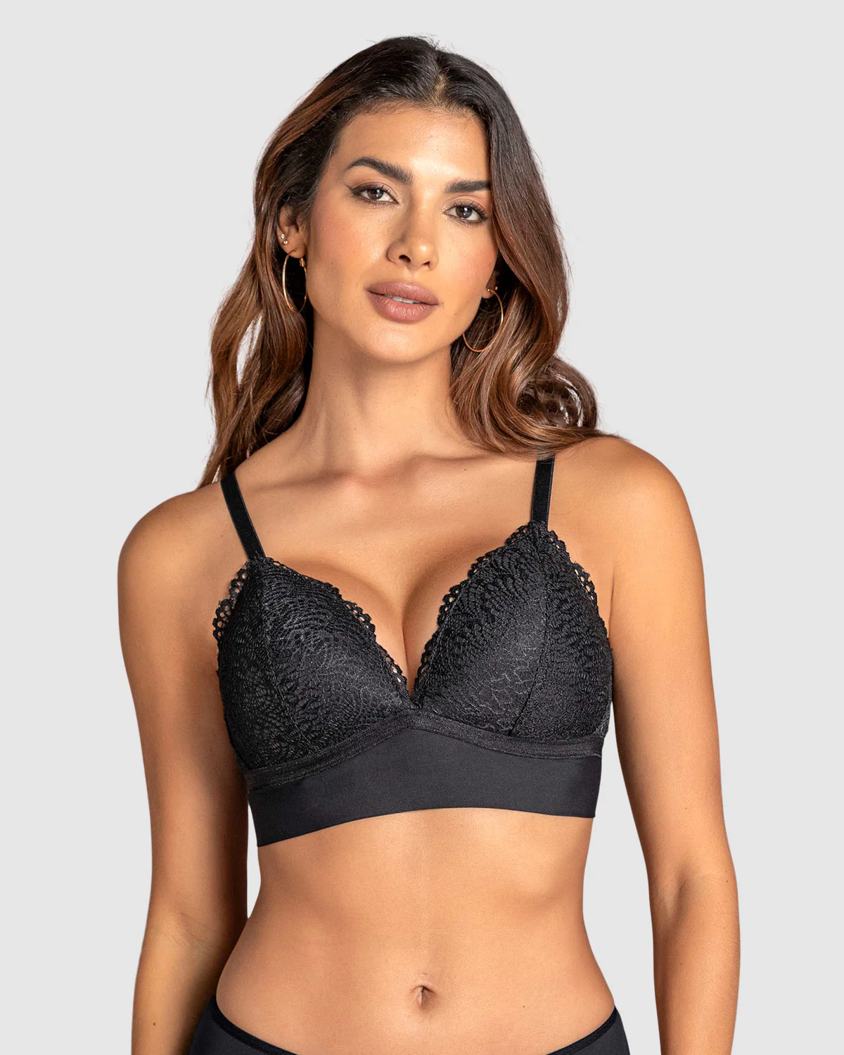 Soutien-gorge à armatures uni et en dentelle – Image 5