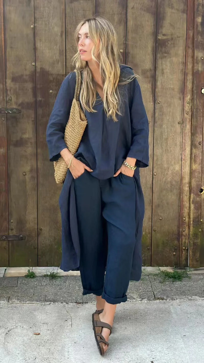Ensemble Femme 2 Pièces Col en V – Image 7