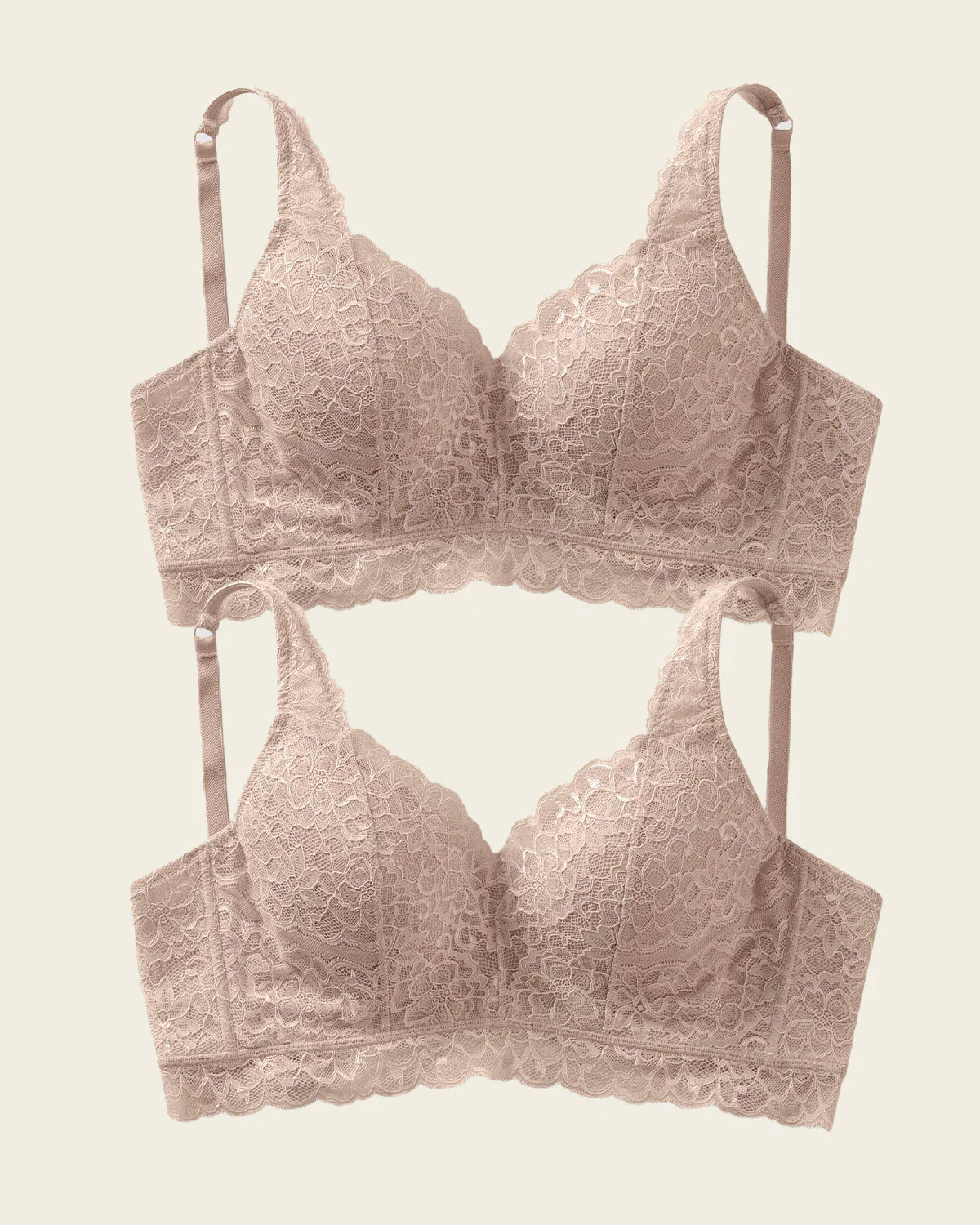 Lot de 2 soutiens-gorge en dentelle idéal pour les poitrines lourdes Sexy Support – Image 6