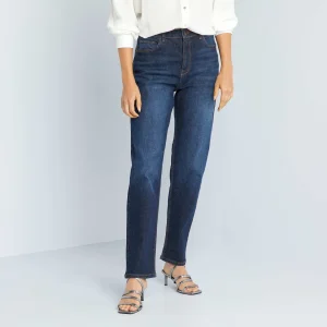 Jean regular taille haute - L30 Brut