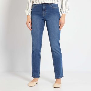 Jean regular taille haute - L30 Stone