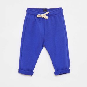 Pantalon jogging en french terry BLEU