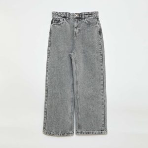 Pantalon wide leg GRIS