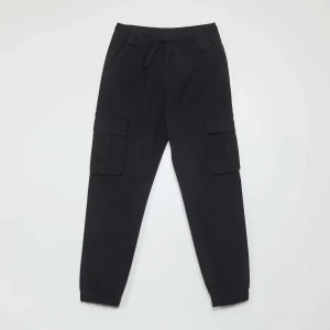 Pantalon multipoches noir