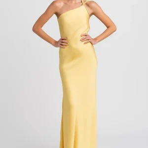 Robe Femme | Longue | Soirée | encolure asymétrique pour Été