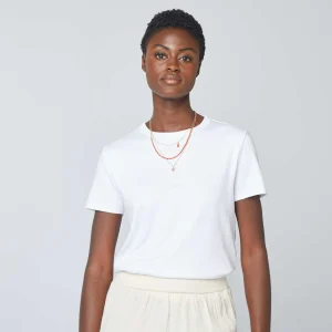 T-shirt en coton épais blanc