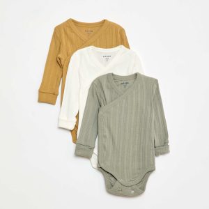 Lot de 3 bodies évolutif VERT