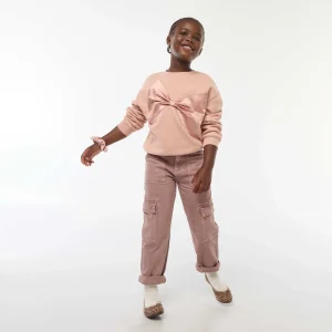 Pantalon denim multipoches MAUVE
