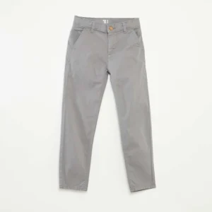 Pantalon chino slim GRIS