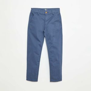Pantalon chino slim BLEU