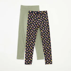 Lot de 2 leggings VERT