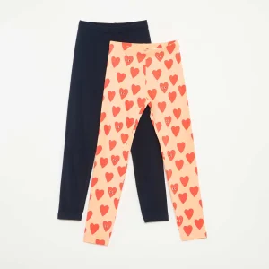 Lot de 2 leggings ORANGE
