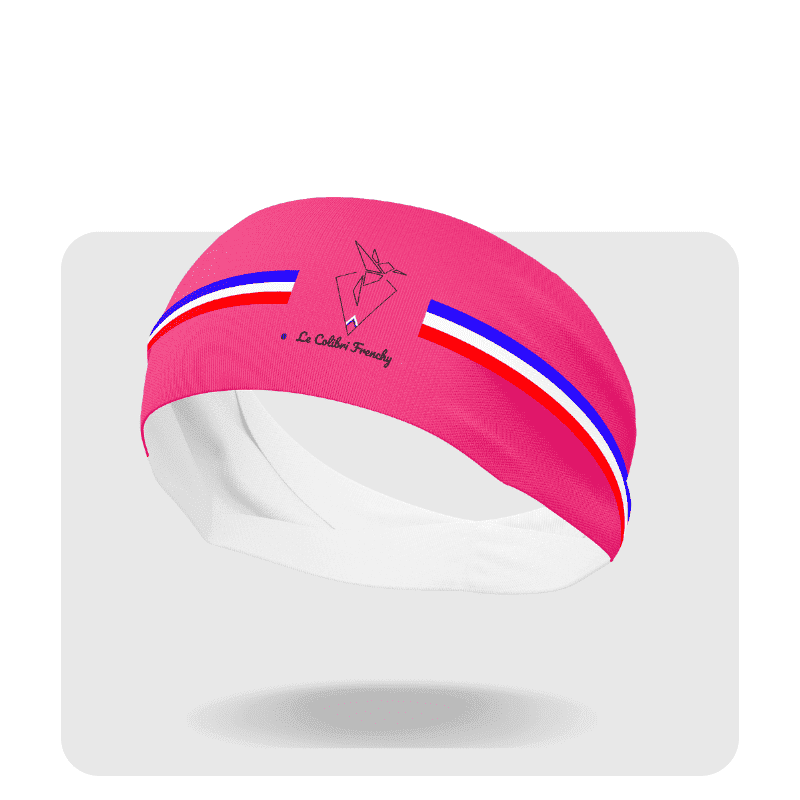 Bandeau sport polaire : Le Rose