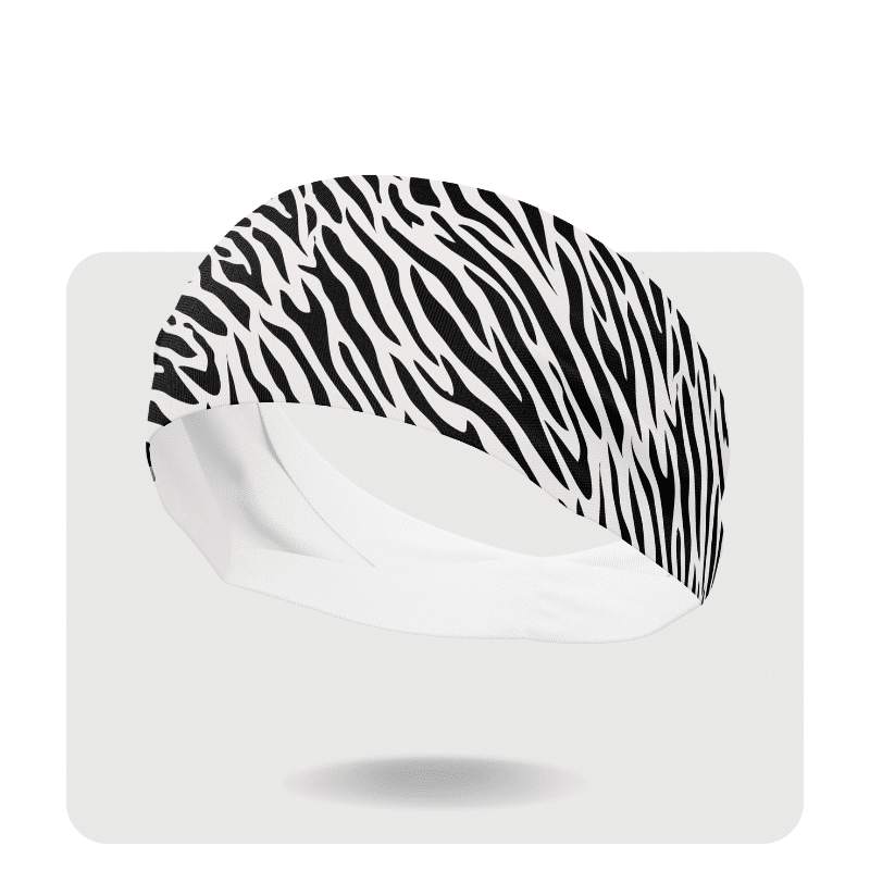Bandeau sport polaire : Le Zèbre