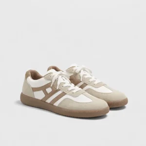 Baskets Femme | Streetwear | Décontracté | lignes contrastées pour Mi-Saison