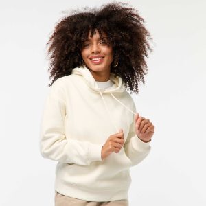 Sweat à capuche uni BLANC