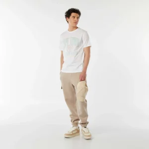 Jogging multi-poches en molleton BEIGE
