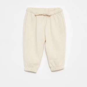 Jogging en molleton BEIGE