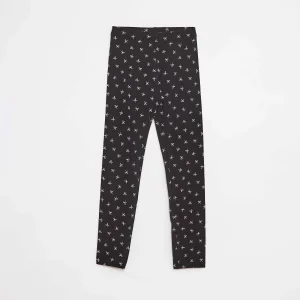Legging long en jersey NOIR