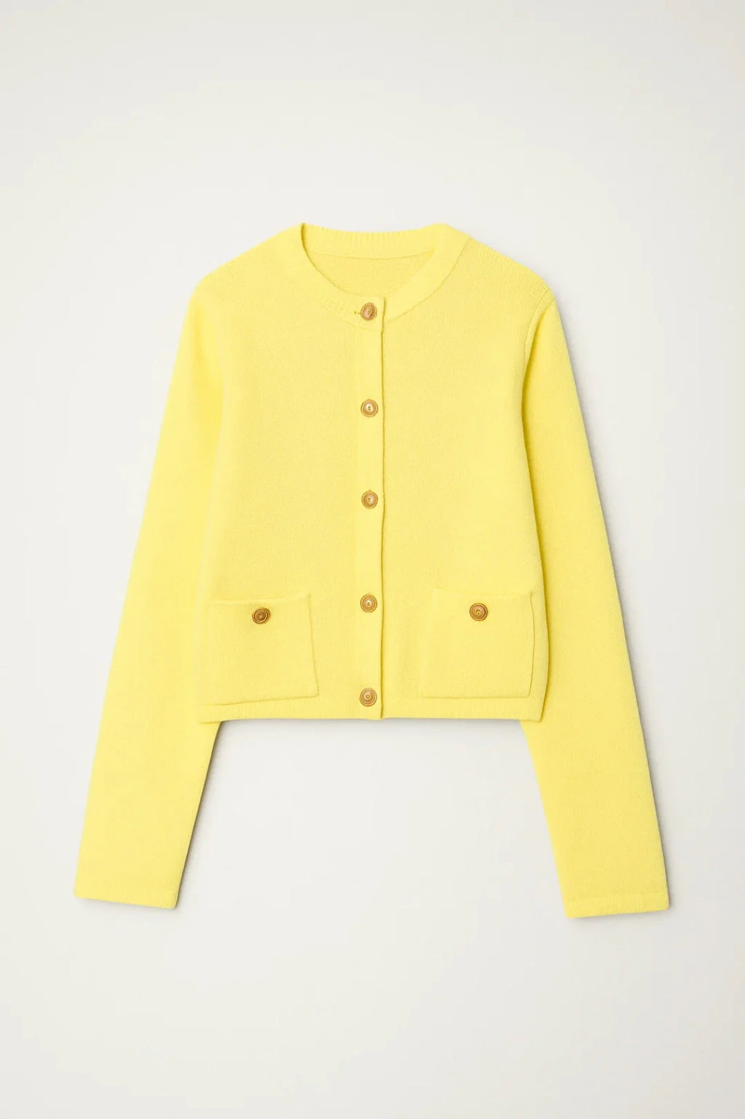 Cardigan Femme | coupe courte | maille fine boutonnée pour Mi-Saison – Image 6