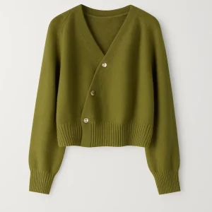 Cardigan Femme | coupe croisée | maille douce boutonnée pour Hiver