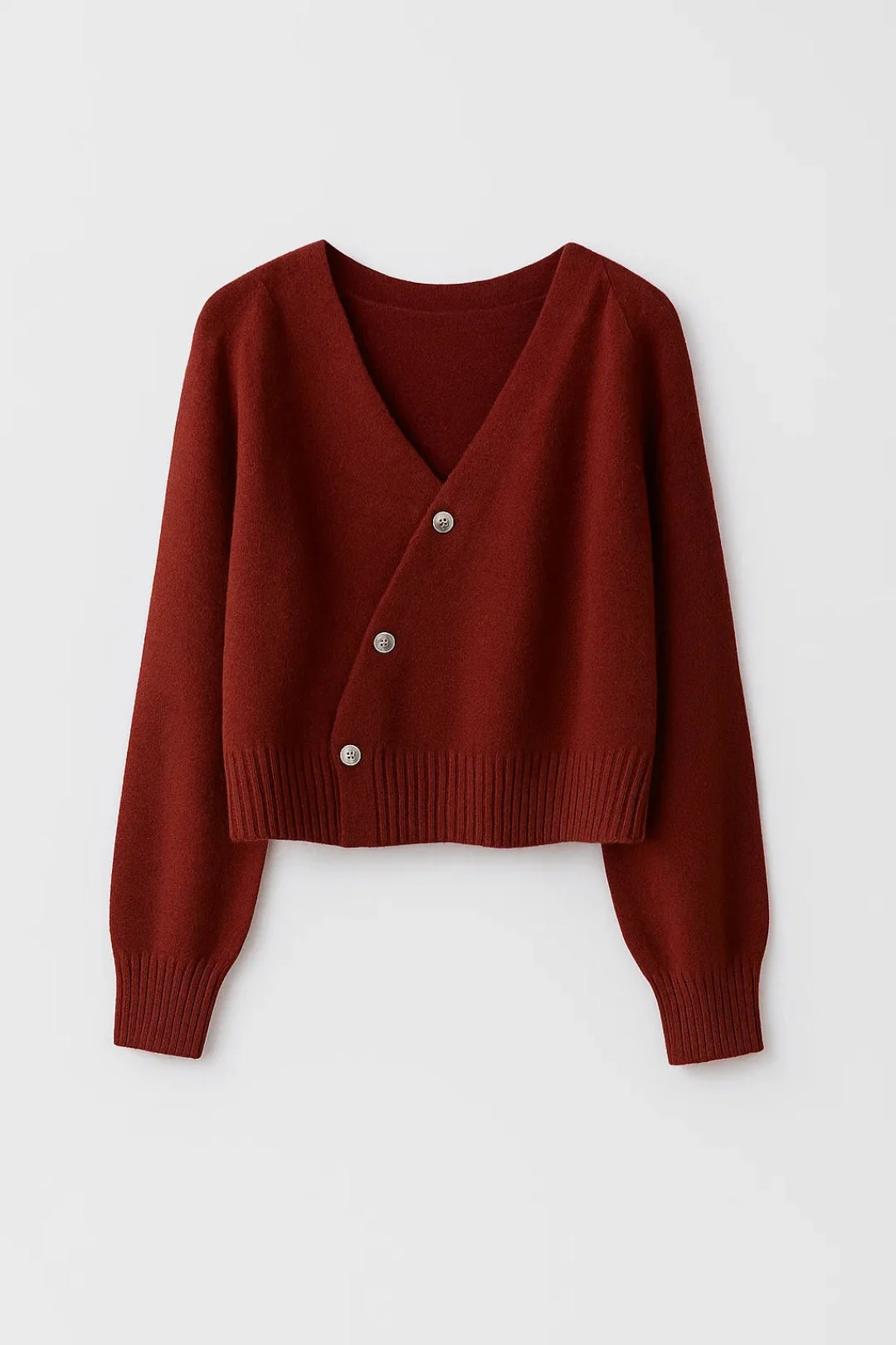 Cardigan Femme | coupe croisée | maille douce boutonnée pour Hiver – Image 4