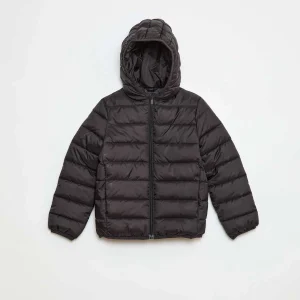 Doudoune légère avec capuche NOIR
