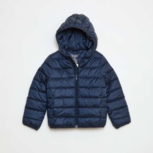 Doudoune légère avec capuche BLEU