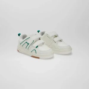 Baskets à scratchs esprit sportif BLANC