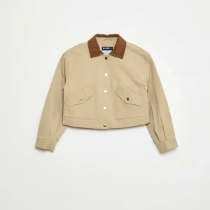 Veste droite workwear BEIGE