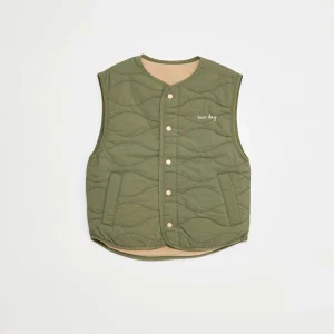 Veste sans manches réversible KAKI