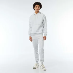 Jogging en molleton gratté avec 2 poches zippées GRIS CLAIR